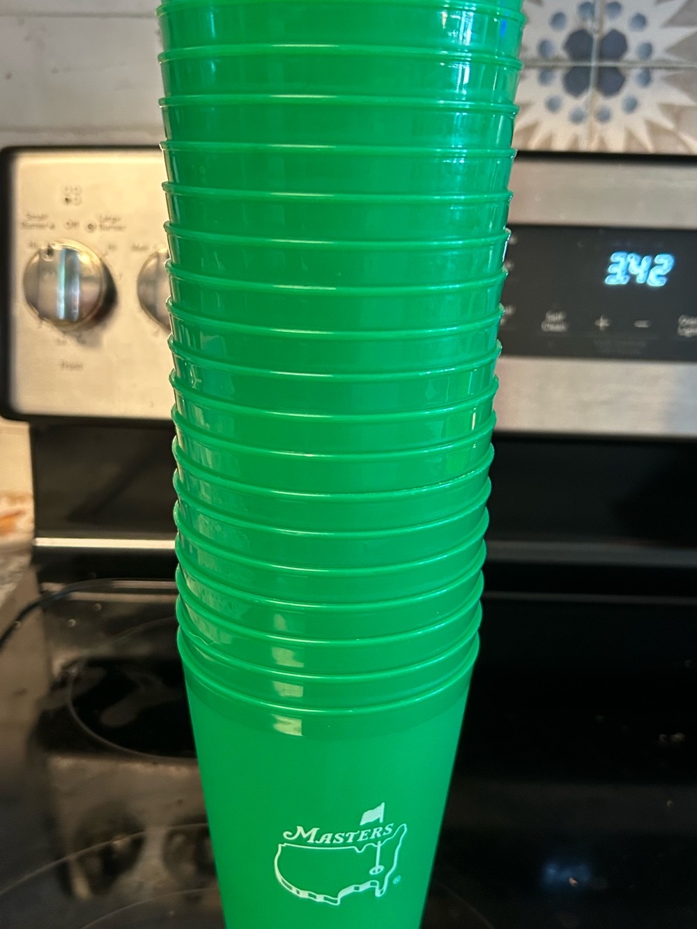 20 Green Masters Cups
